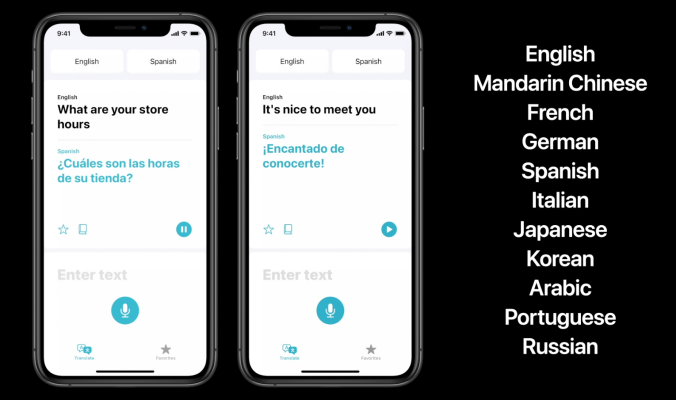 La nueva aplicación de traducción de Apple funciona sin conexión con 11 idiomas