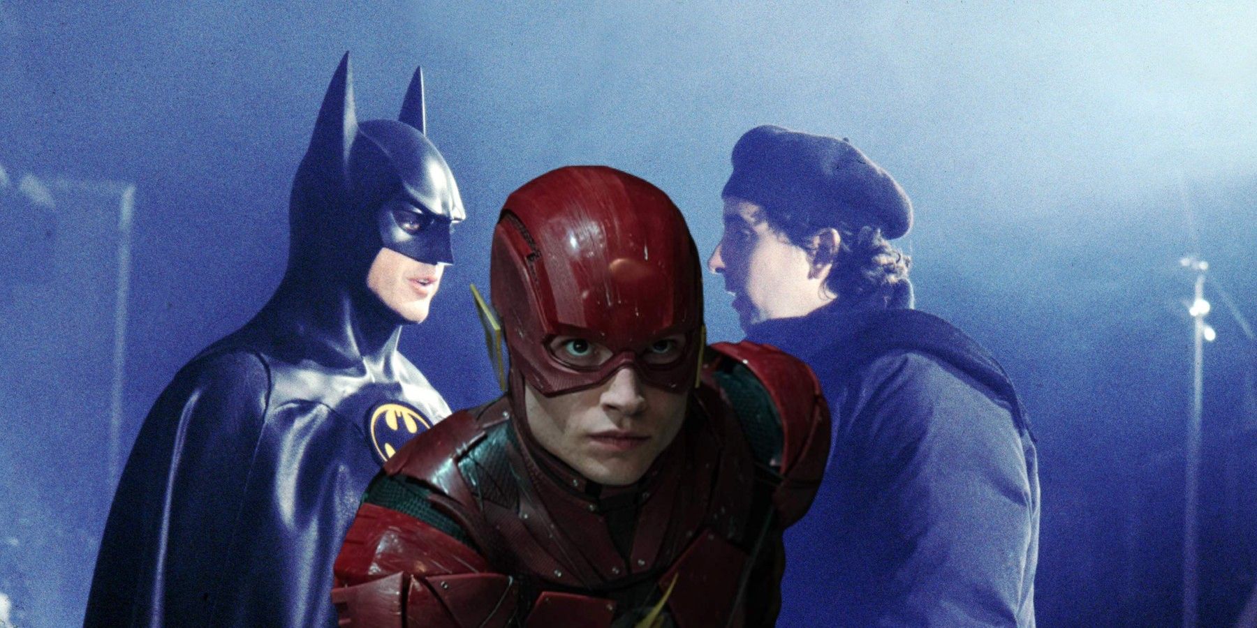 Michael Keaton está jugando el mismo Batman en Flash que las películas de Burton