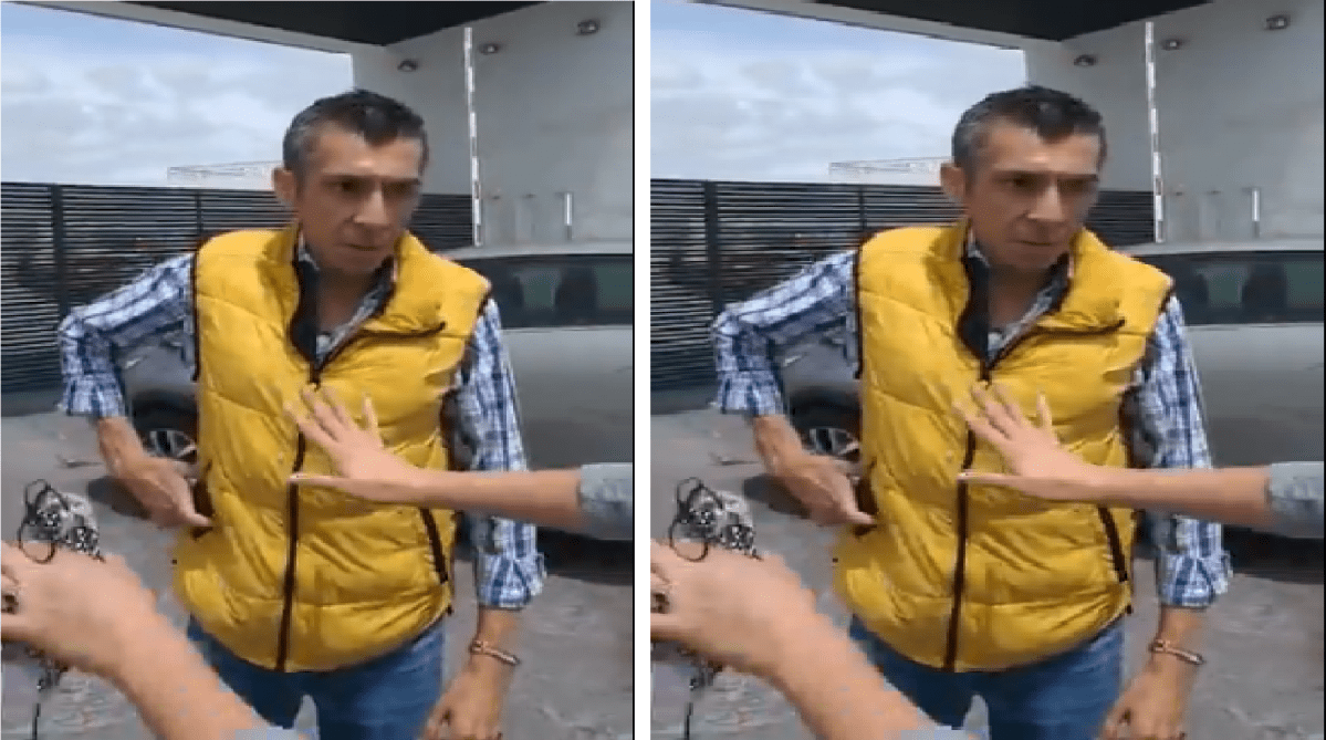 Surge #golpeador de mujeres en Querétaro, sujeto agrede a mujer guardia de seguridad (VIDEO)