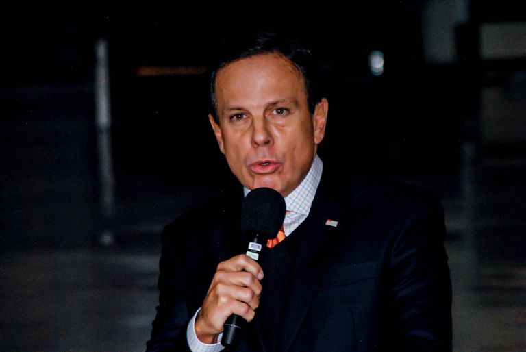 El gobernador de São Paulo, João Doria, comparece el 8 de mayo.