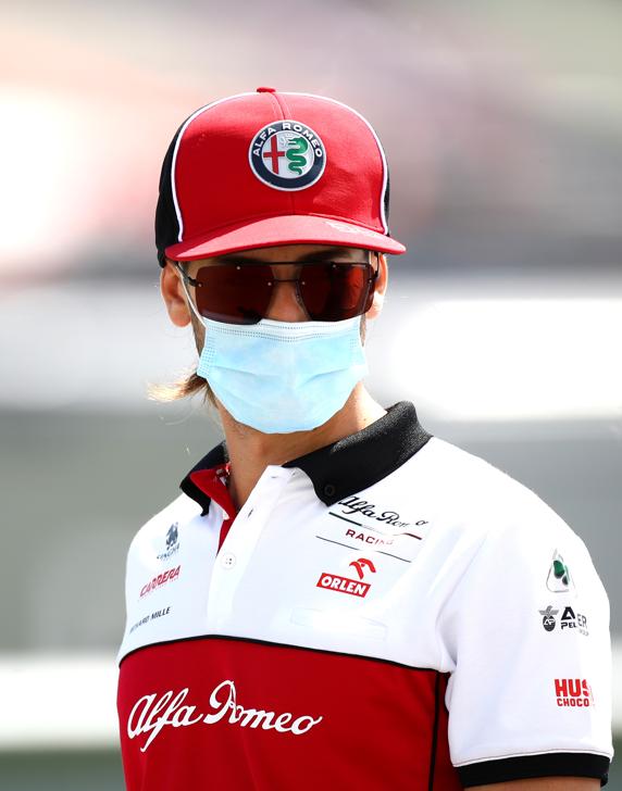 Antonio Giovinazzi, en el GP de Austria de F1 2020