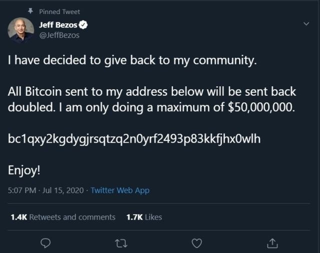 estafa bitcoin twitter jeff bezos