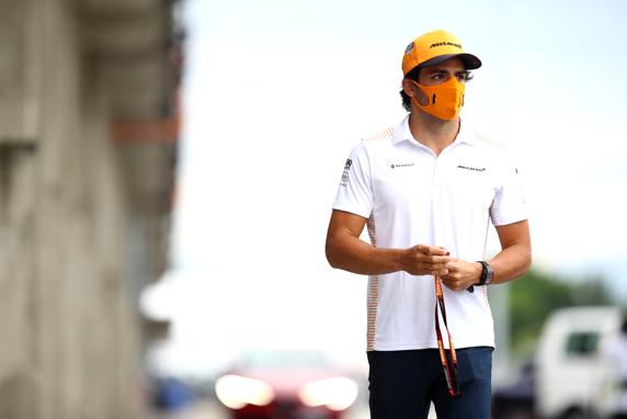 Sainz, en el GP de Hungría de F1 2020