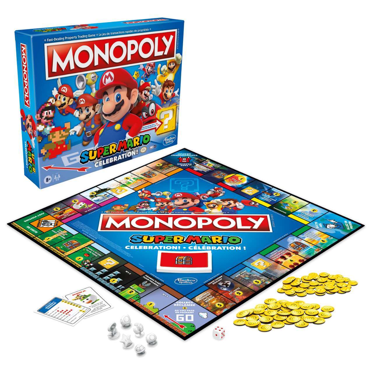 Monopoly Super Mario Celebration Edition_ Empaque y juego