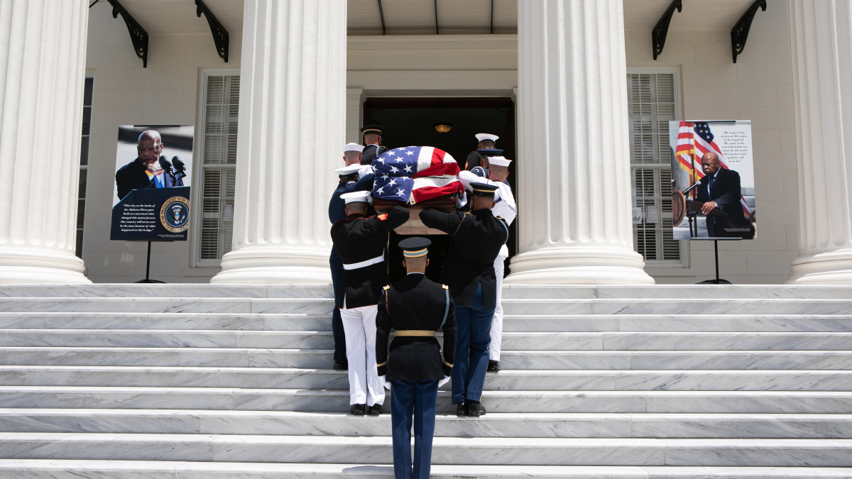 Los restos de John Lewis serán llevados al Capitolio de Alabama