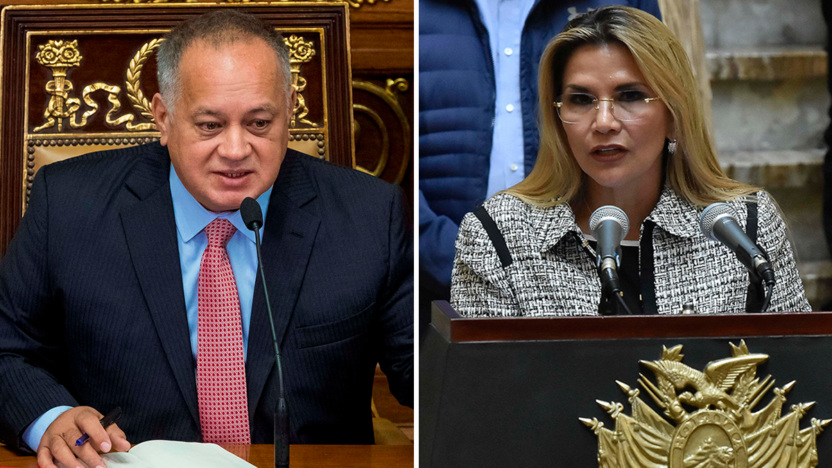 COVID-19 alcanza a políticos latinoamericanos: Diosdado Cabello y presidenta de Bolivia