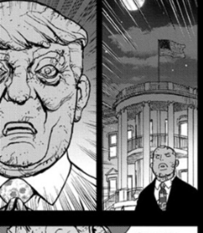 Dr Stone Donald Trump Manga Cameo