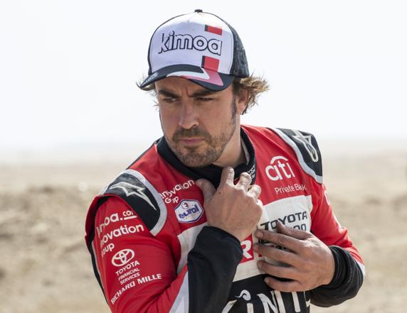 Fernando Alonso, en el Dakar 2020 con Toyota