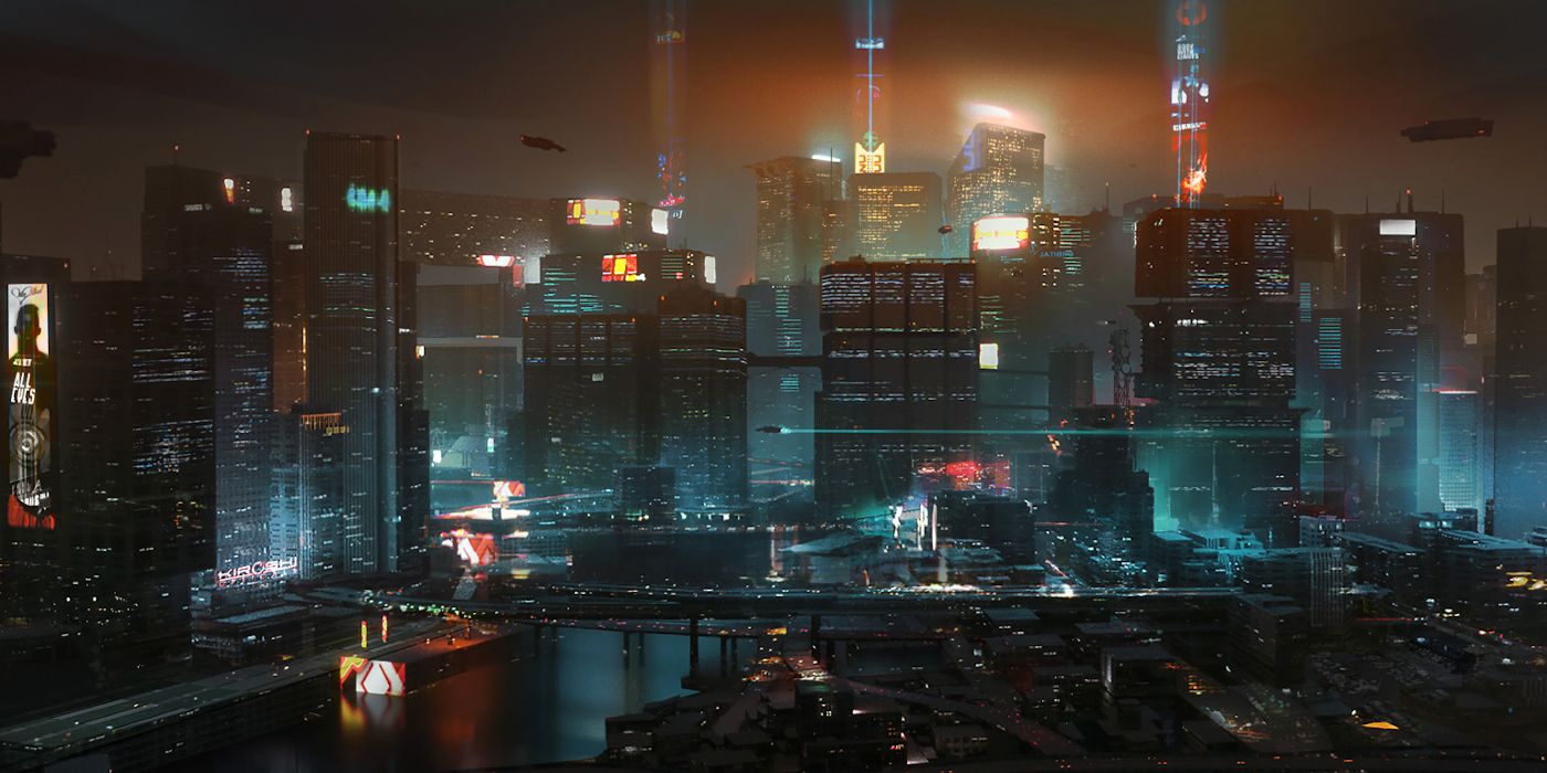 El mapa mundial de Cyberpunk 2077 muestra los densos 15 distritos nocturnos de la ciudad