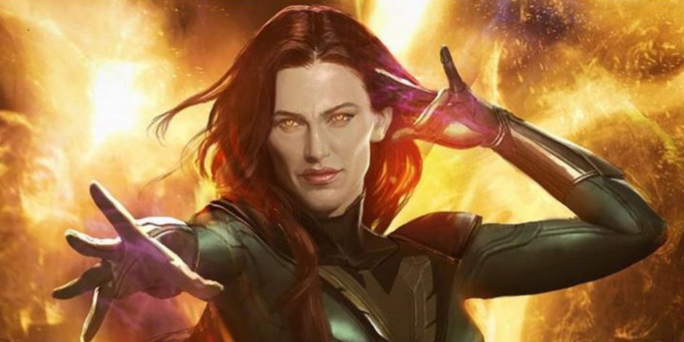 Jennifer Garner se convierte en Jean Grey Phoenix Force en X-Men Movie Fan Art