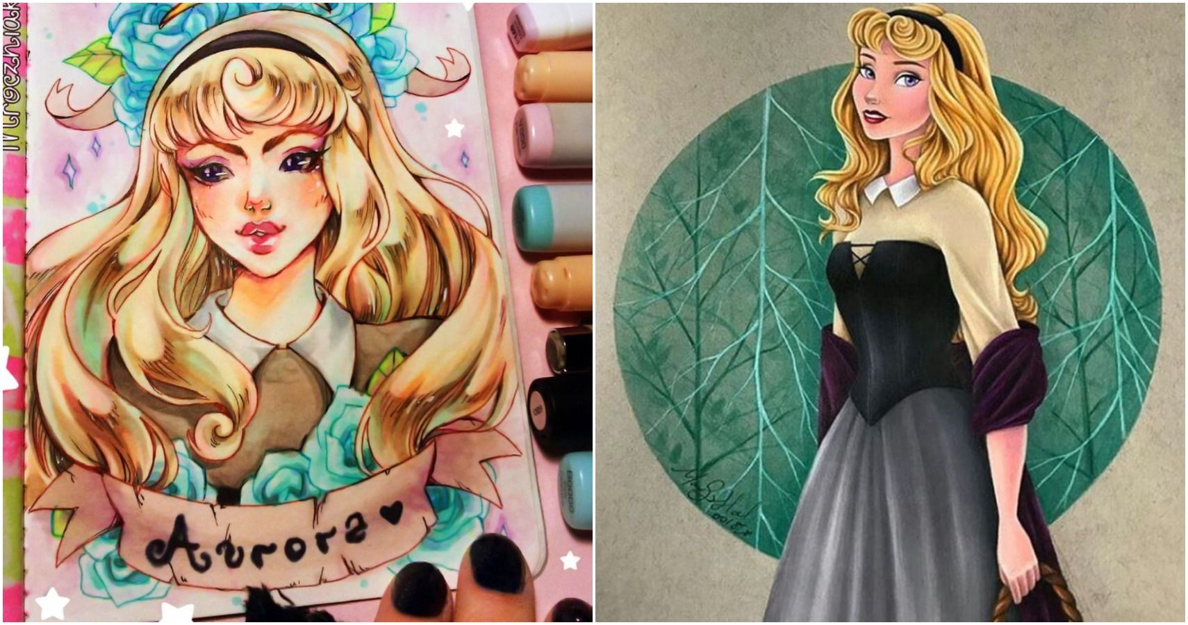 La bella durmiente de Disney: 10 Aurora Fan Art que acentúan su belleza