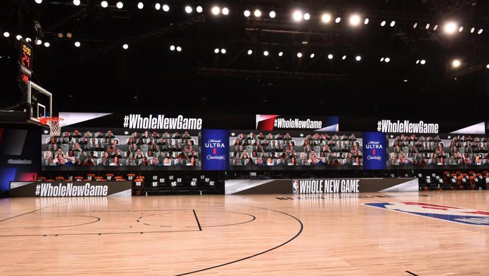 Las gradas de la NBA tendrán aficionados virtuales