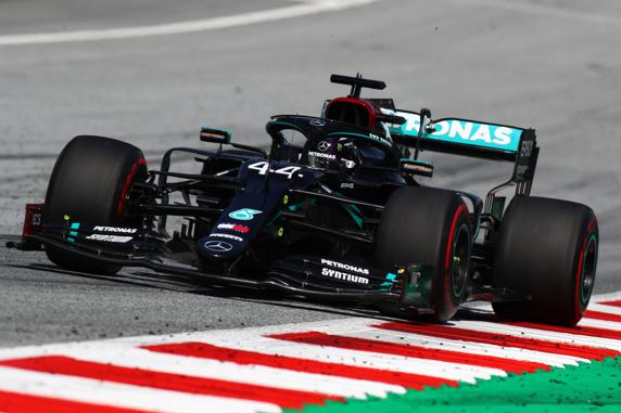 Lewis Hamilton, en el GP de Austria de F1 2020