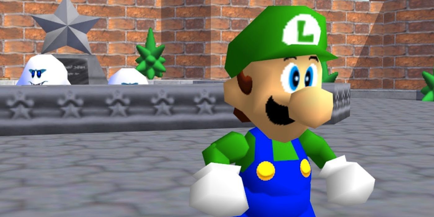 Luigi se encuentra en Super Mario 64 después de que se filtró el código fuente