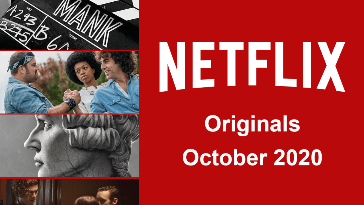 Netflix Originals llegará a Netflix en octubre de 2020