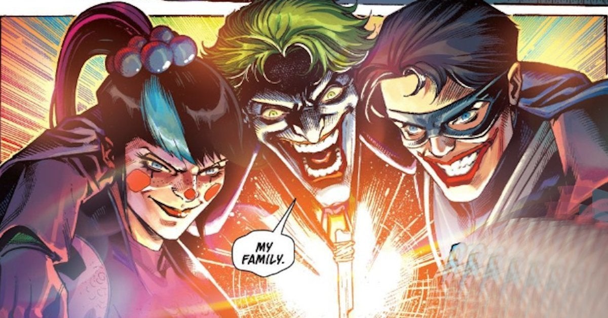 Nightwing se une a la familia Joker Batman Joker War