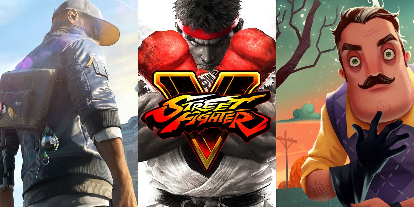 PS ahora agrega Watch Dogs 2, Street Fighter V y Hello Neighbor para julio