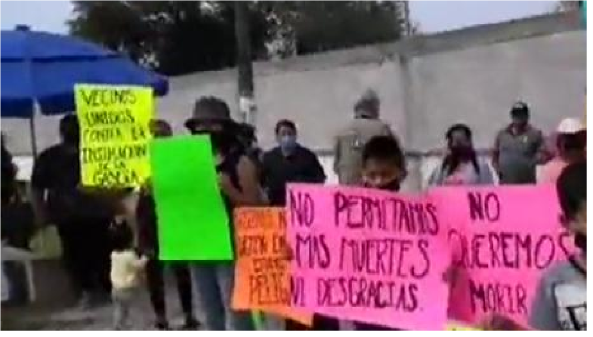 Protestan por instalación de gasera en San Juan del Río, “es un peligro y una bomba de tiempo”, dicen