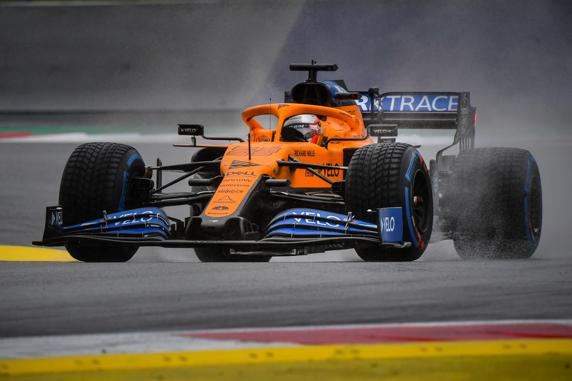 Carlos Sainz, en el Gran Premio de Estiria, el pasado fin de semana. El piloto madrileño cree que McLaren puede seguir creciendo el próximo fin de semana en Hungría