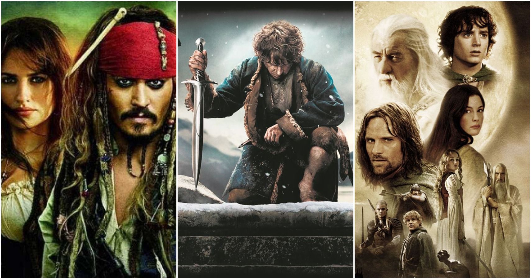 Todas las películas de La Tierra Media y Piratas del Caribe (clasificadas por Metacritic)