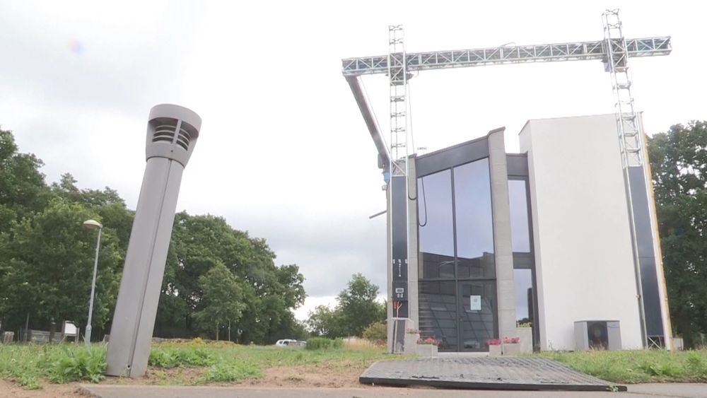 Una impresora 3D construye la primera casa de varias alturas en Bélgica