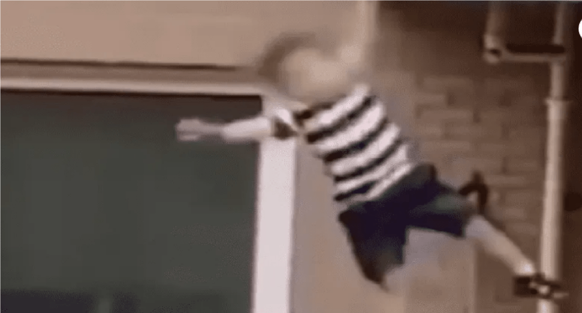 VIDEO: Niño cae de un quinto piso, ve cuál fue el final de este menor