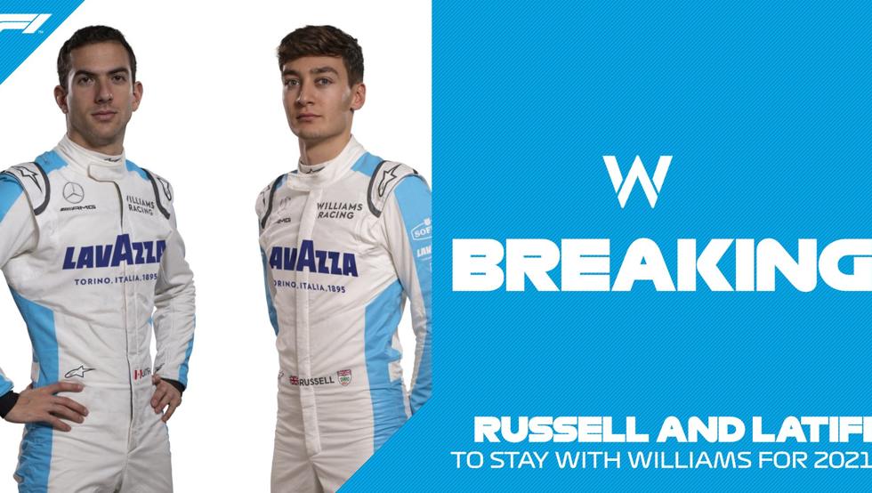 Oficial: Russell y Latifi seguirán en Williams en 2021