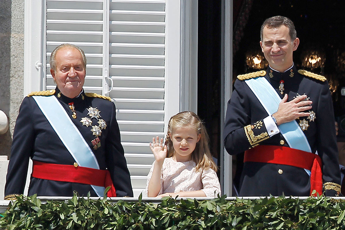 Rey Juan Carlos, Rey Felipe VI, Princesa de Asturias