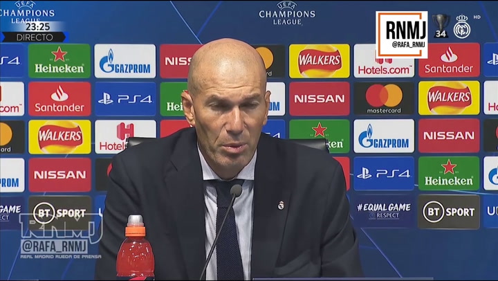 Zidane no clarificó si seguirá la próxima temporada