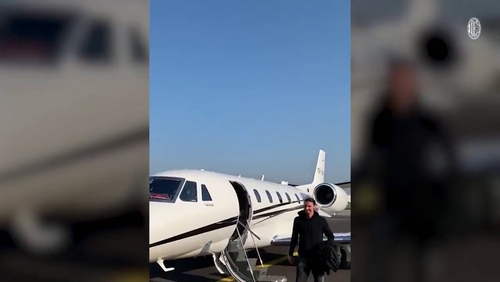 Ibrahimovic llega a Milán