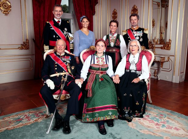 Ingrid Alexandra de Noruega, Rey Harald de Noruega, Rey Felile VI, Princesa Victoria de Suecia, Marta Luisa de Noruega, Federico de Dinamarca