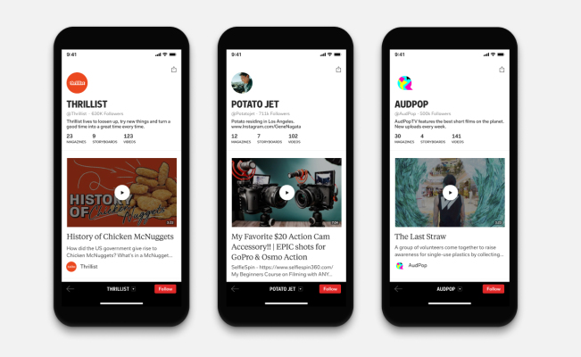 Flipboard lleva su servicio de video ‘Flipboard TV’ con publicidad a todos los usuarios