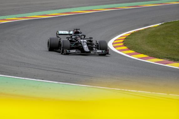 Lewis Hamilton, en el GP de Bélgica de F1 2020
