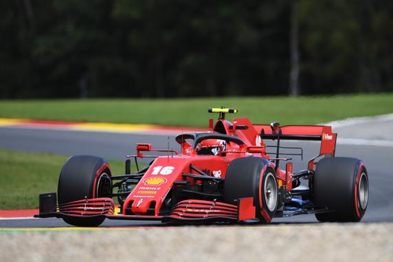 Charles Leclerc, 17º en la FP3 del GP de Bélgica de F1 2020