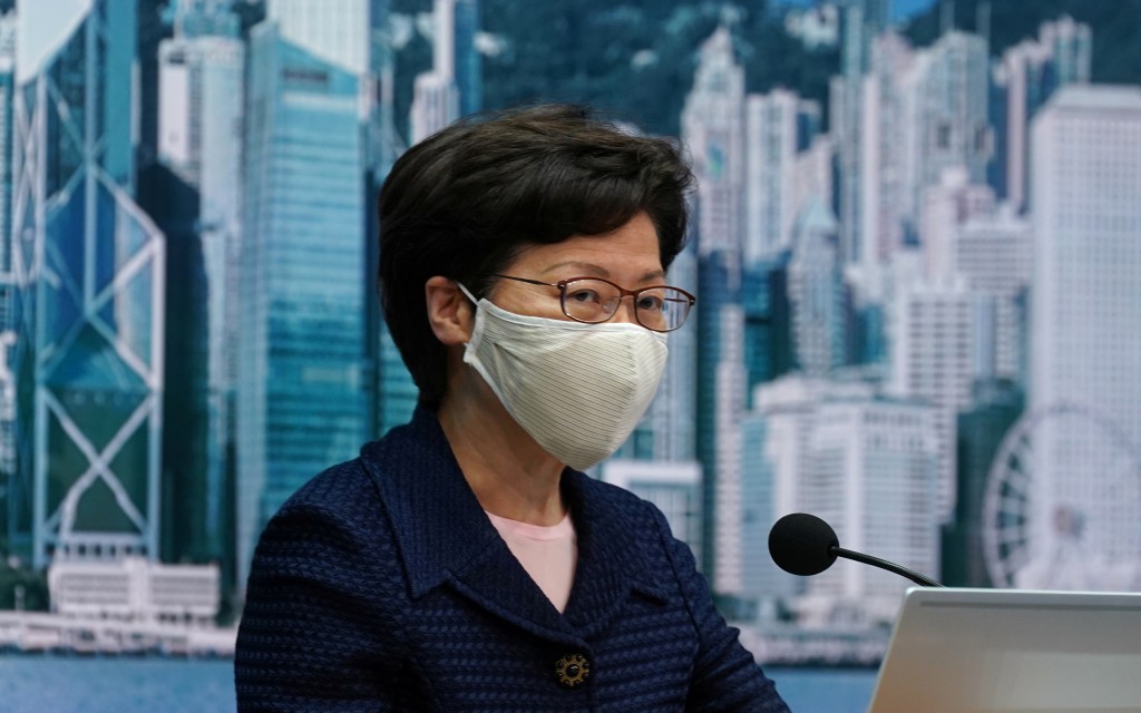 EU sanciona por represión a Carrie Lam, jefa ejecutiva de Hong Kong