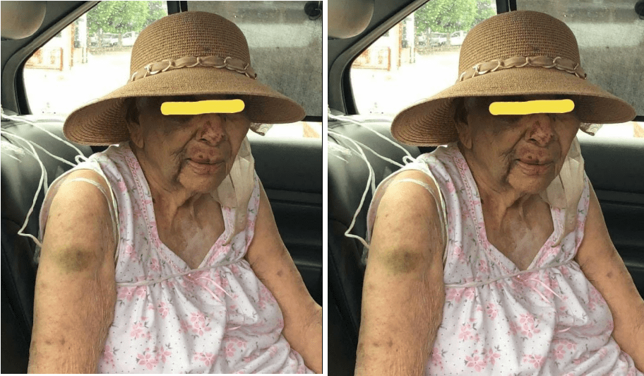 Golpean y amarran dentro de un auto a mujer de la tercera edad, indigna maltrato contra anciana