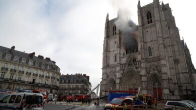Inicia investigación judicial por ‘incendio intencionado’ en la catedral de Nantes, Francia | Videos