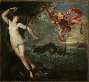 Perseo y Andrómeda, de Tiziano, prestado a la Galería Nacional de Londres.