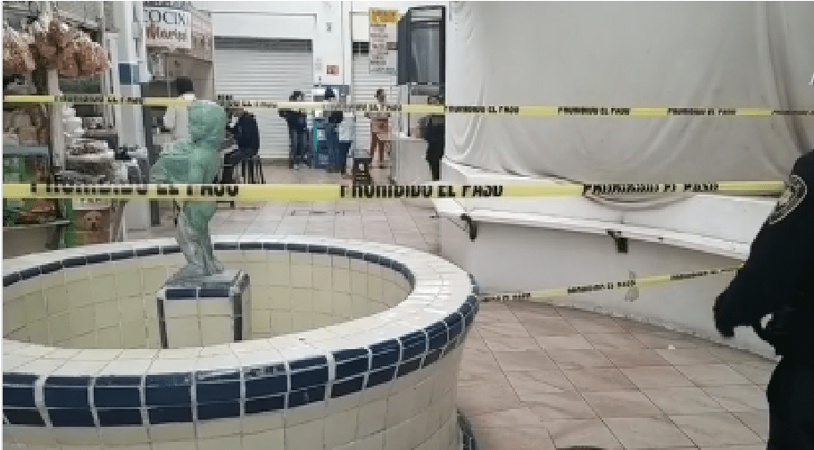 Muere un hombre en el interior del Mercado Hidalgo de Querétaro