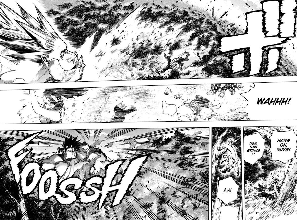 My Hero Academia Gigantomachia Quirk Powers reveló Manga 279