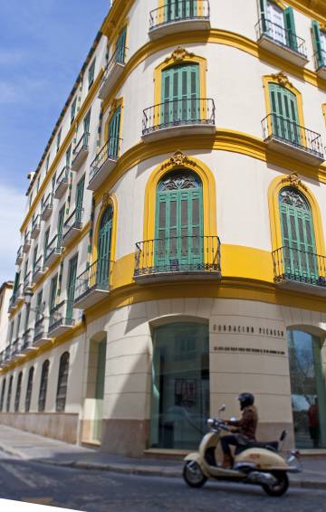 La Fundación Picasso, en la plaza de la Merced de Málaga.