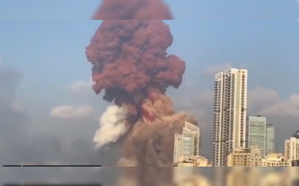 Reportan masiva explosión en Beirut, Líbano | Videos