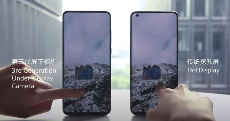 Xiaomi planea llevar cámaras debajo de la pantalla a sus teléfonos inteligentes el próximo año
