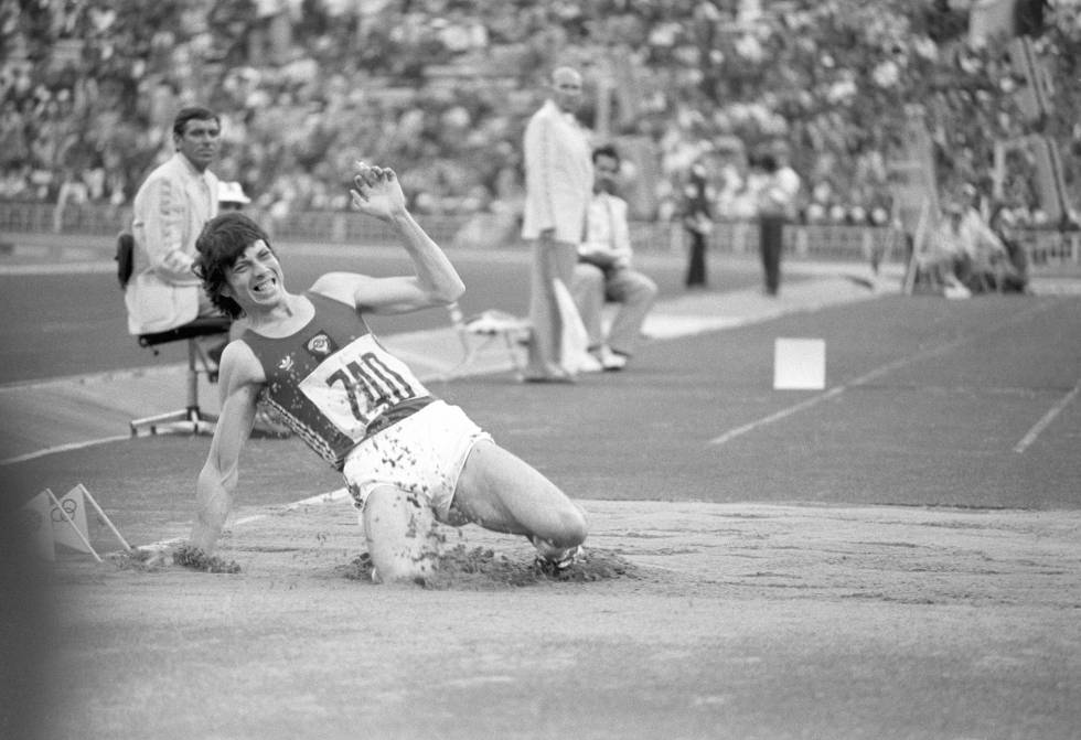 El soviético Uudmäe durante los Juegos de Moscú.
