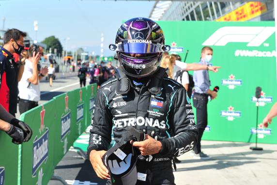 Hamilton, pole en Monza