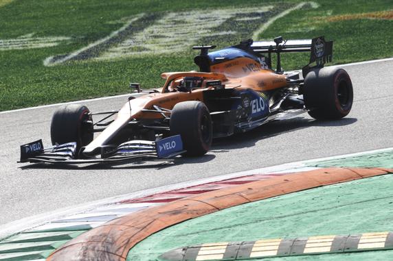 Carlos Sainz, en el GP de Italia de F1 2020