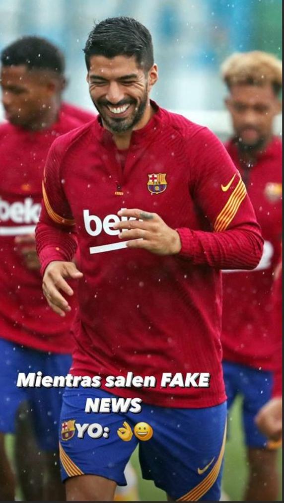 Luis Suárez, harto de especulaciones, ha reaccionado en su instagram