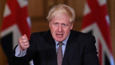 Johnson acusa a la Unión Europea de querer “dividir” Reino Unido