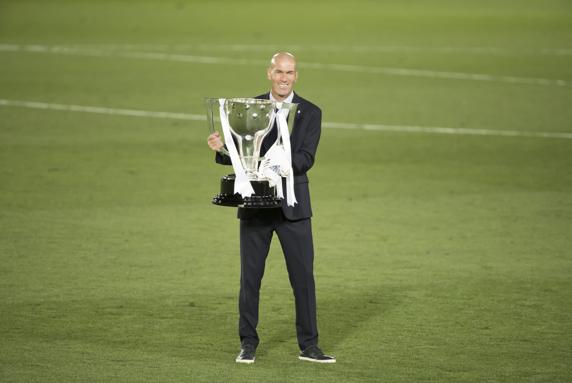 Zinedine Zidane con LaLiga