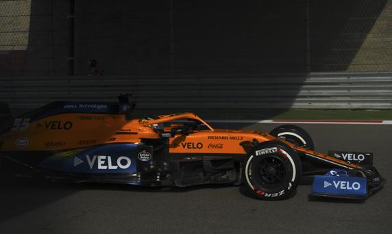 Sainz terminó cuarto en la FP2 del GP de Rusia de F1 2020